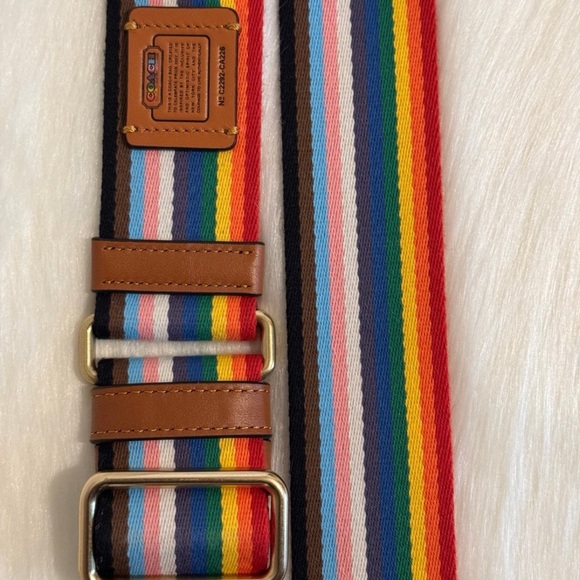 Coach Rainbow Webbing Strap - Picture 3 of 8